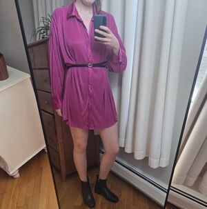 12th Tribe Fuchsia Dress